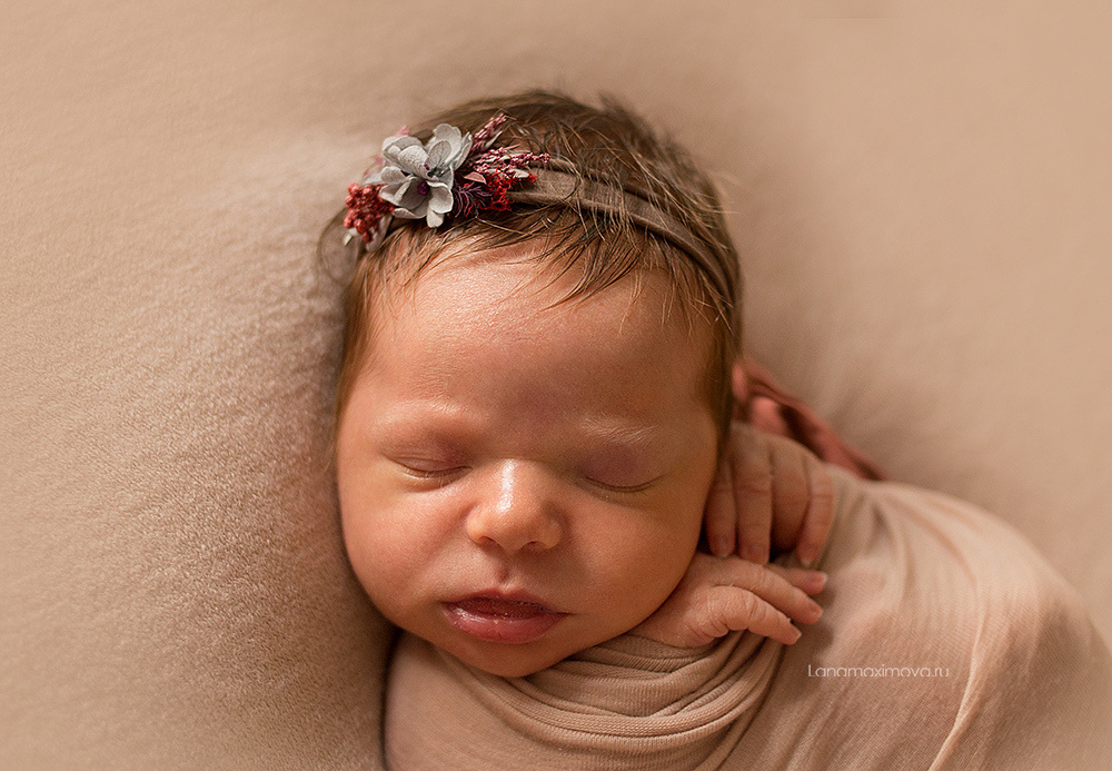 София 9 дней. Фотограф новорождённых малышей и детский фотограф В Казани Лана Максим