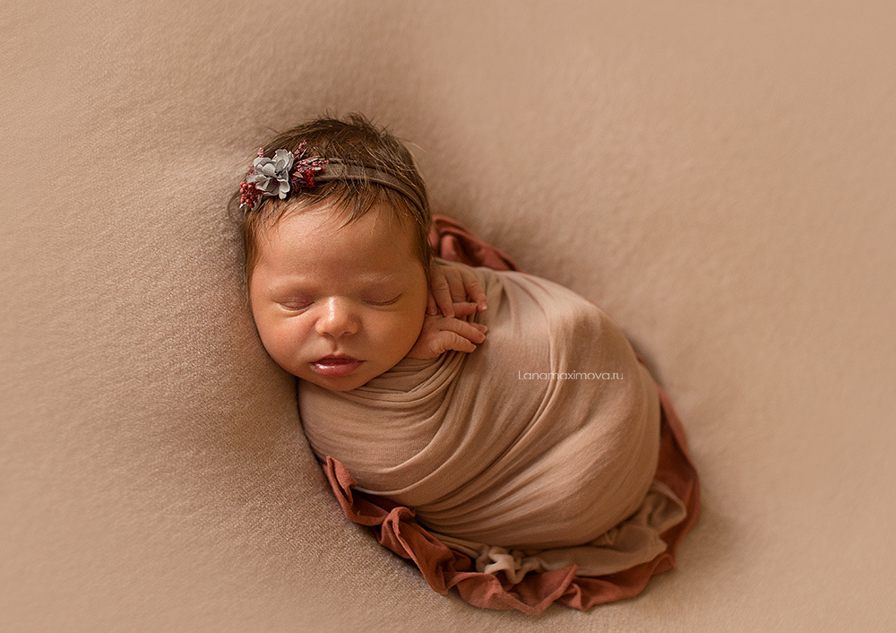 София 9 дней. Фотограф новорождённых малышей и детский фотограф В Казани Лана Максим
