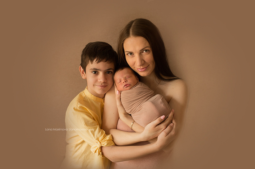 София 9 дней. Фотограф новорождённых малышей и детский фотограф В Казани Лана Максим