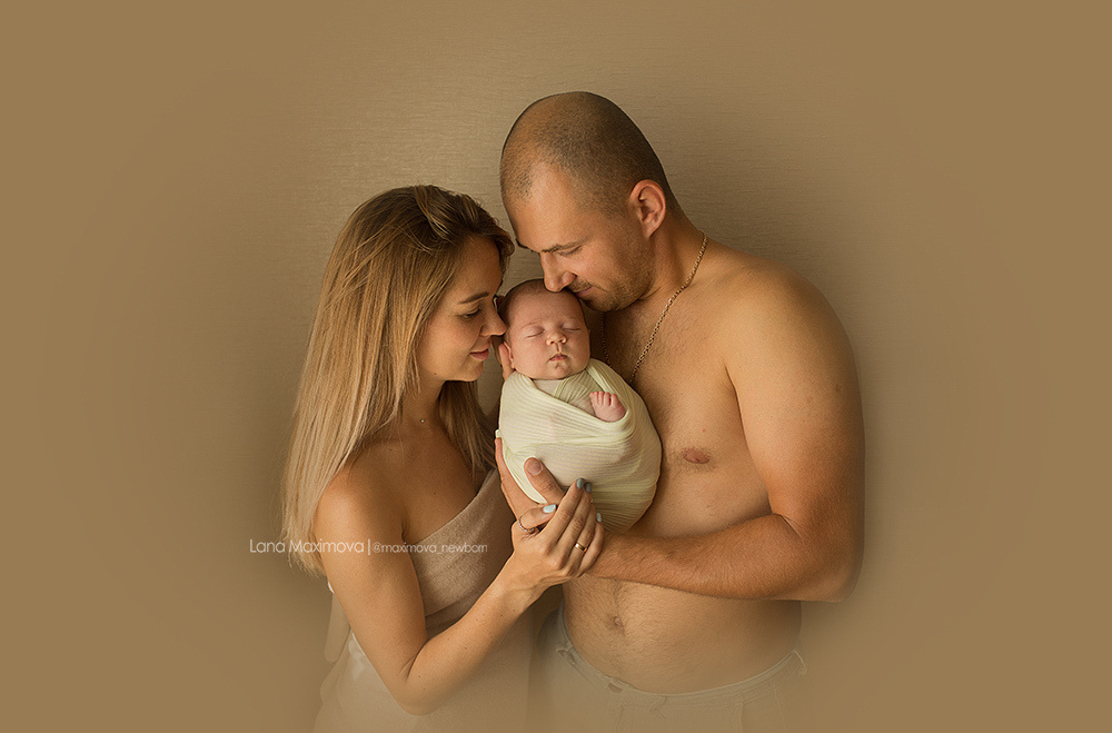 Мия 13 дней. Фотограф новорождённых малышей и детский фотограф В Казани Лана Максим