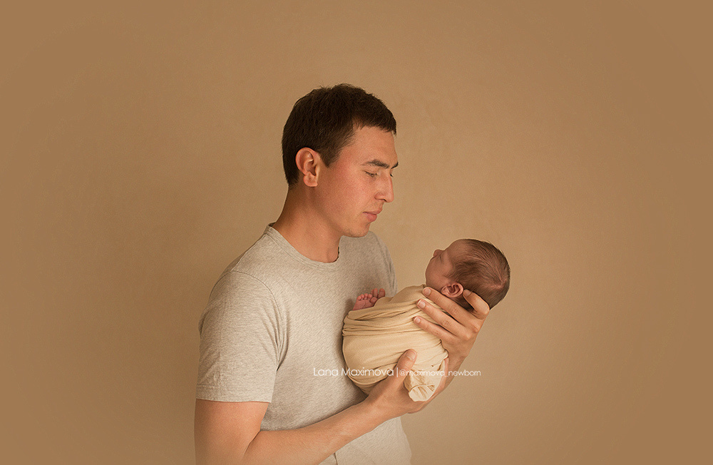 Марк 10 дней. Фотограф новорождённых малышей и детский фотограф В Казани Лана Максим