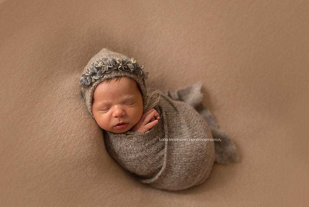София 9 дней. Фотограф новорождённых малышей и детский фотограф В Казани Лана Максим