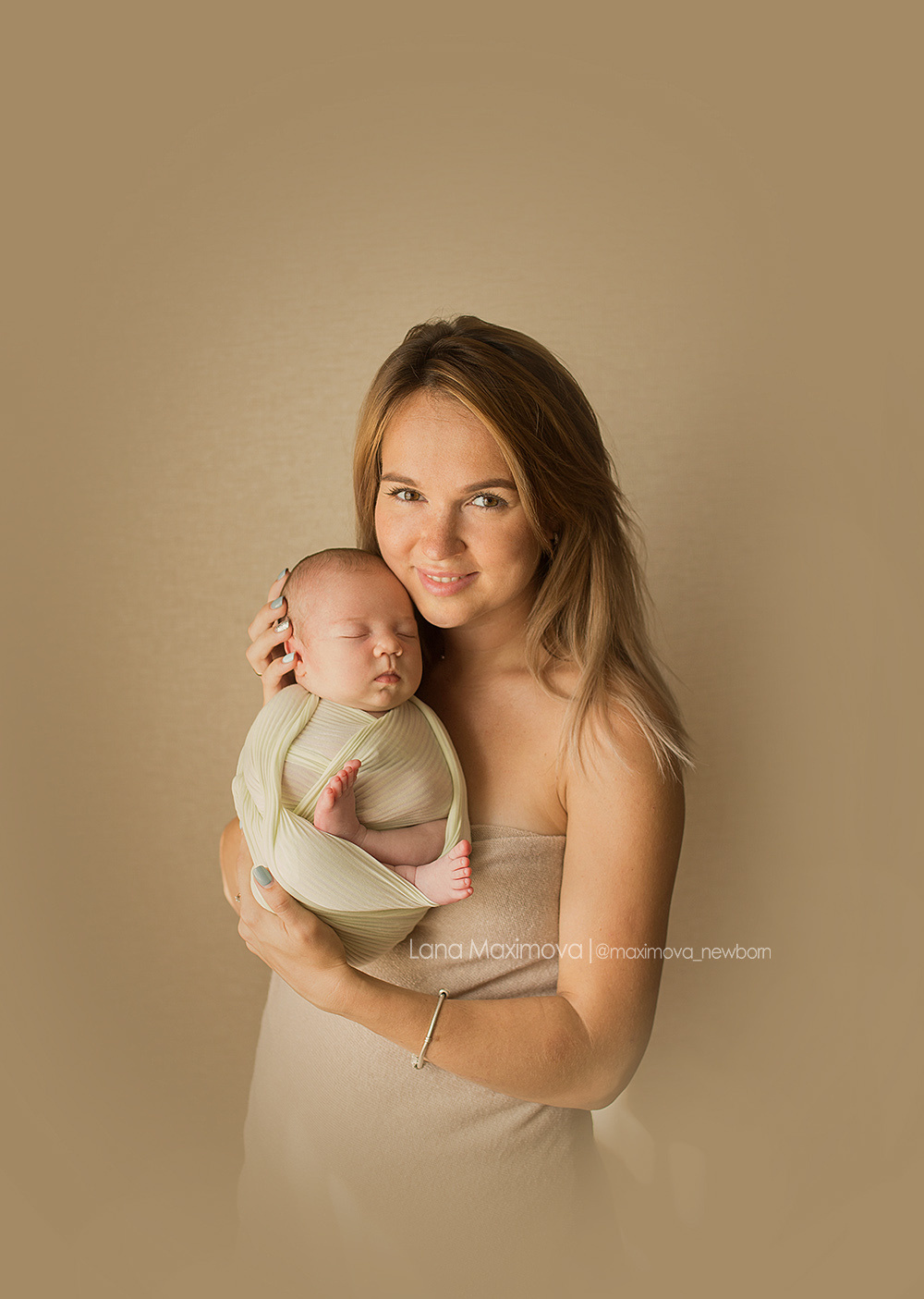 Мия 13 дней. Фотограф новорождённых малышей и детский фотограф В Казани Лана Максим
