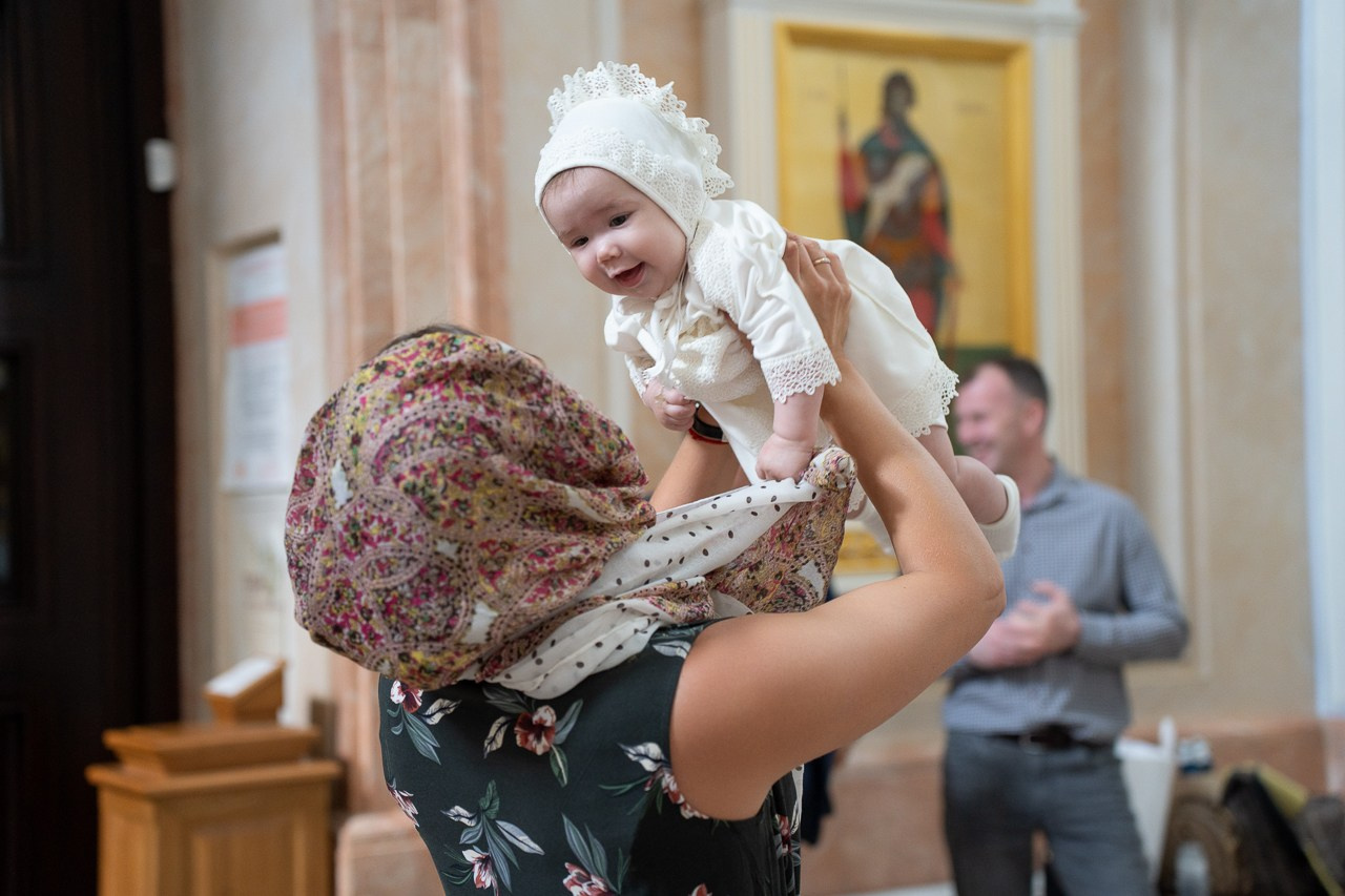 Церемония Крещения Евсевии. Фотограф Мария Ковкова