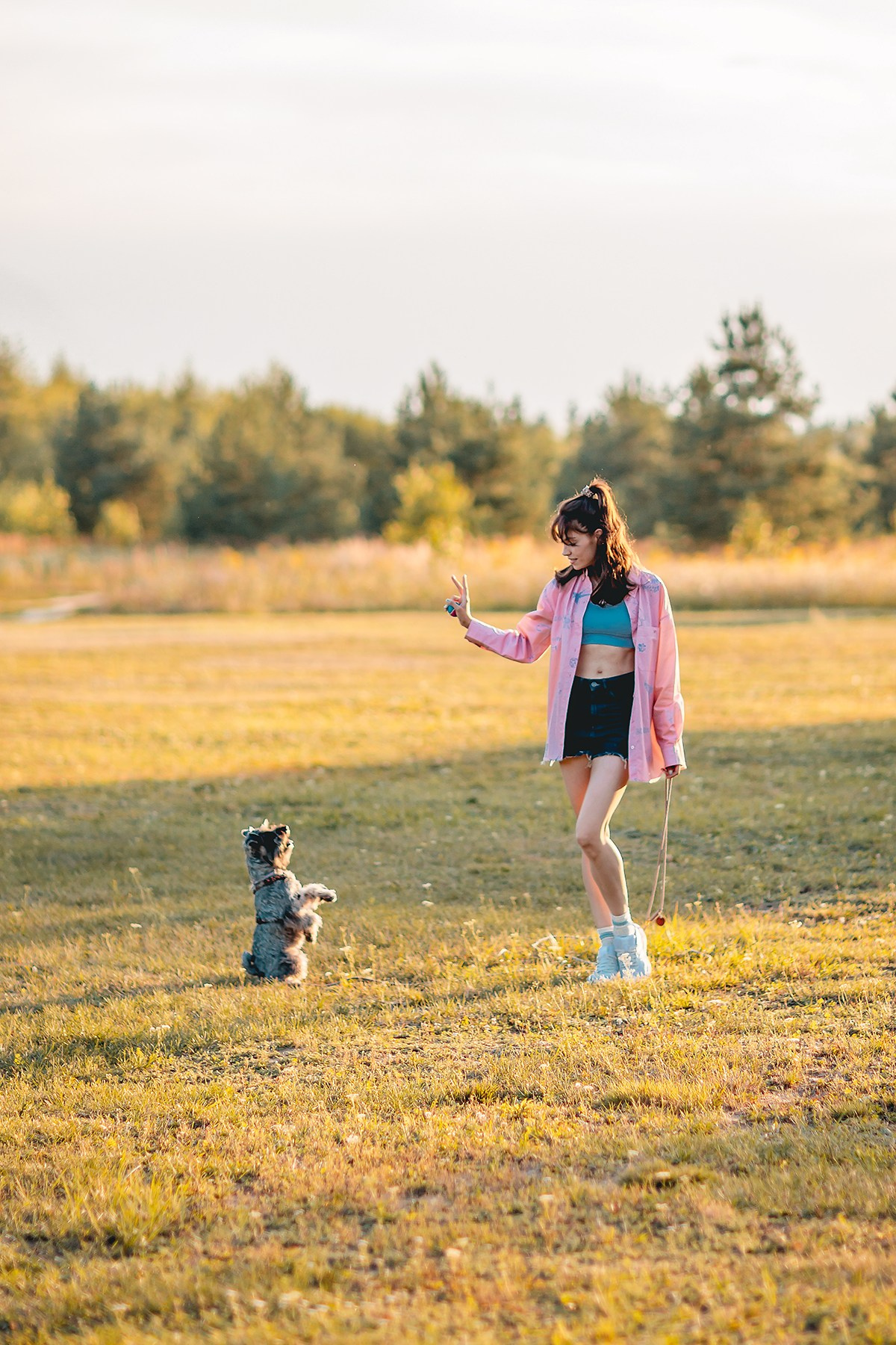 Оля и Ася. Семейный фотограф анималист Мария Крючкова