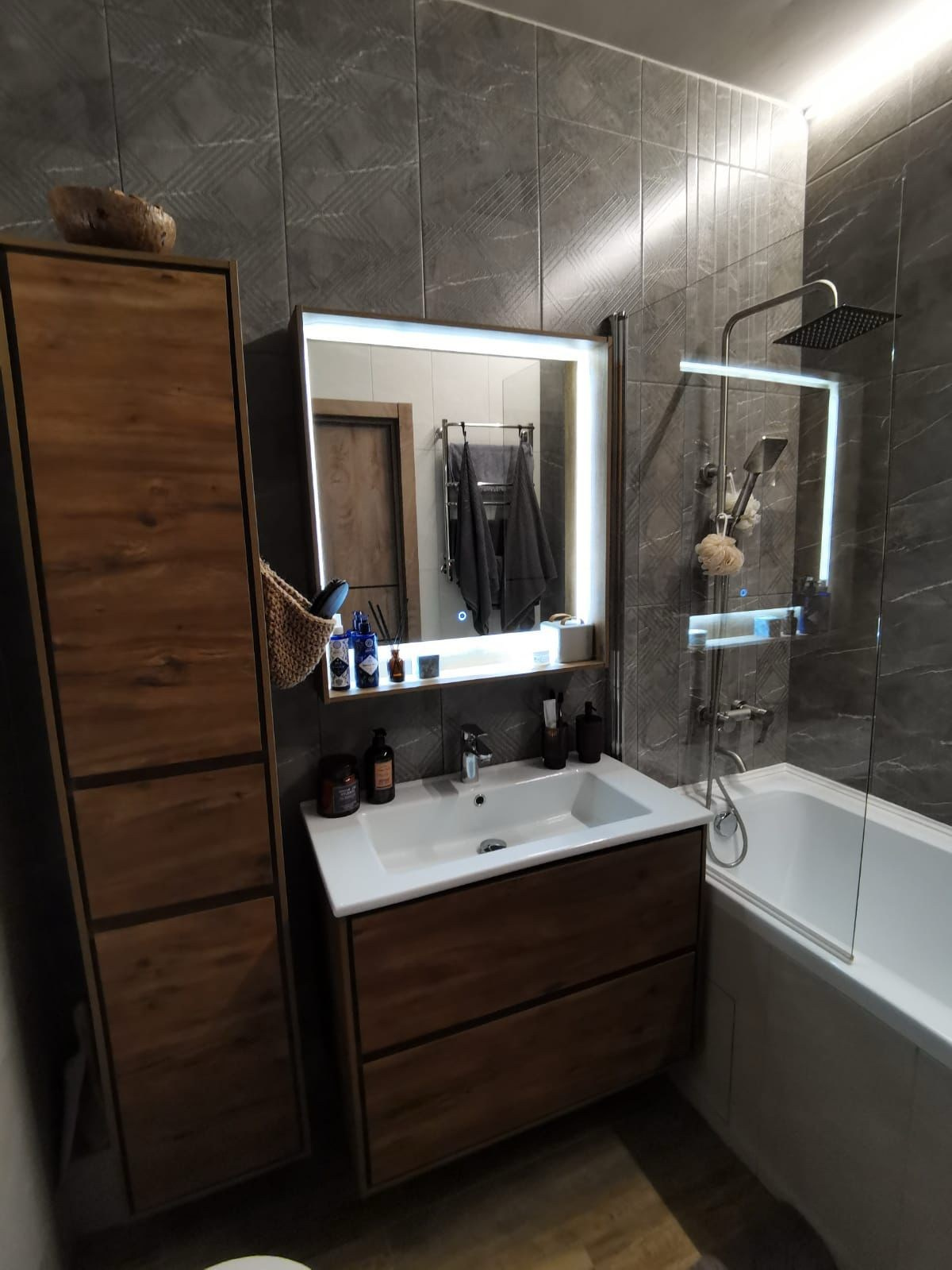 Примеры работ по дизайну ванных нашей студии. Дизайн-интерьера