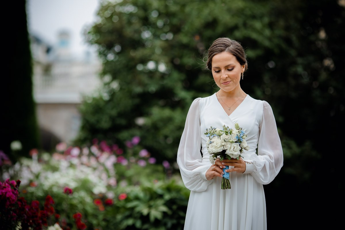 невеста. Екатерининский парк в Пушкине.