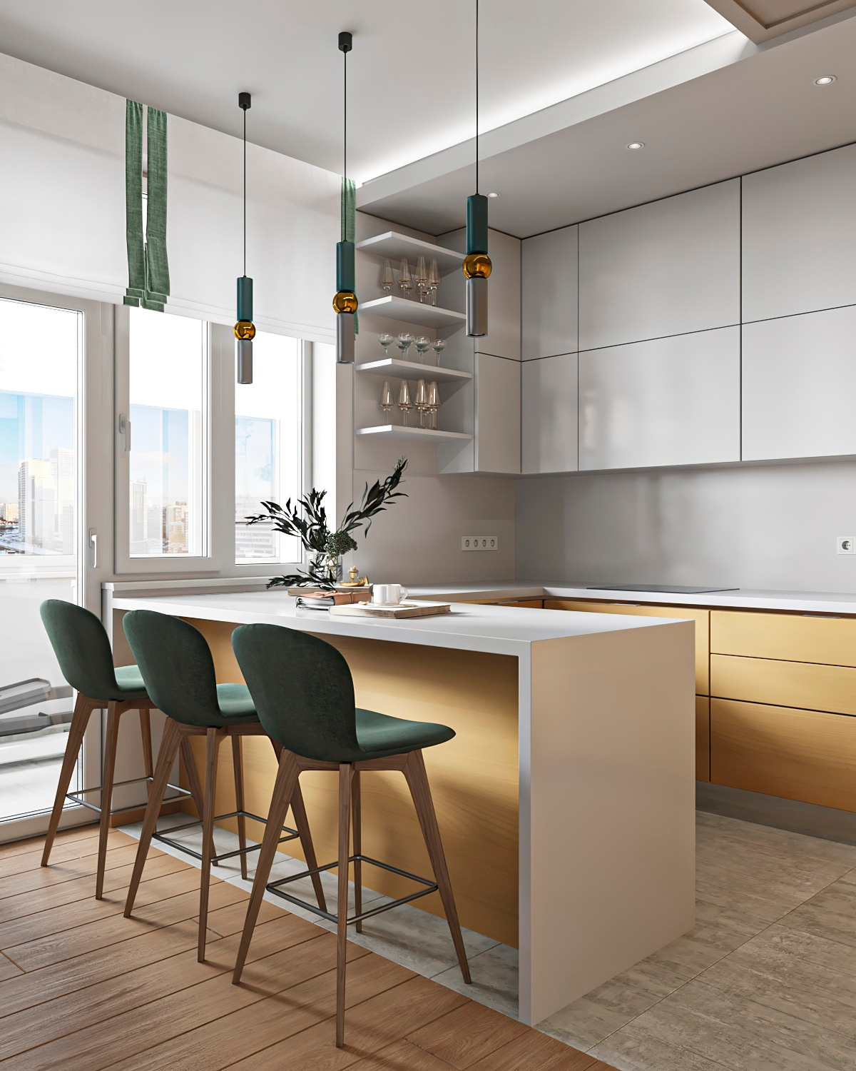 APPARTAMENTO SUN, MOSCA. Irina Balykina — Interior 3D Visualisation