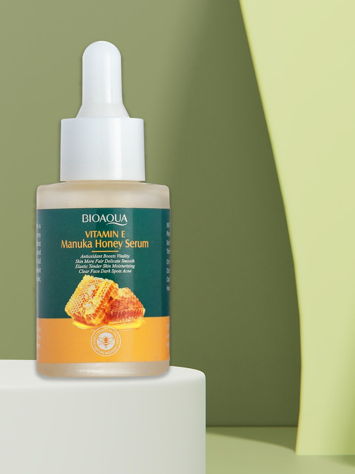 сыворотка для лица на подиуме для рекламной акции