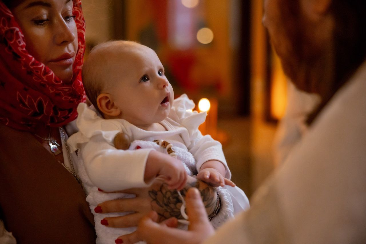Таинство Крещения. Семейный фотограф в Москве