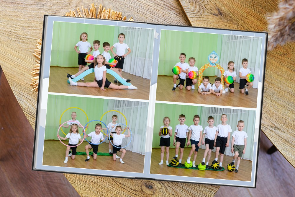 Выпускной альбом для детского сада. Студия выпускных альбомов Ольги Галкиной. Томск