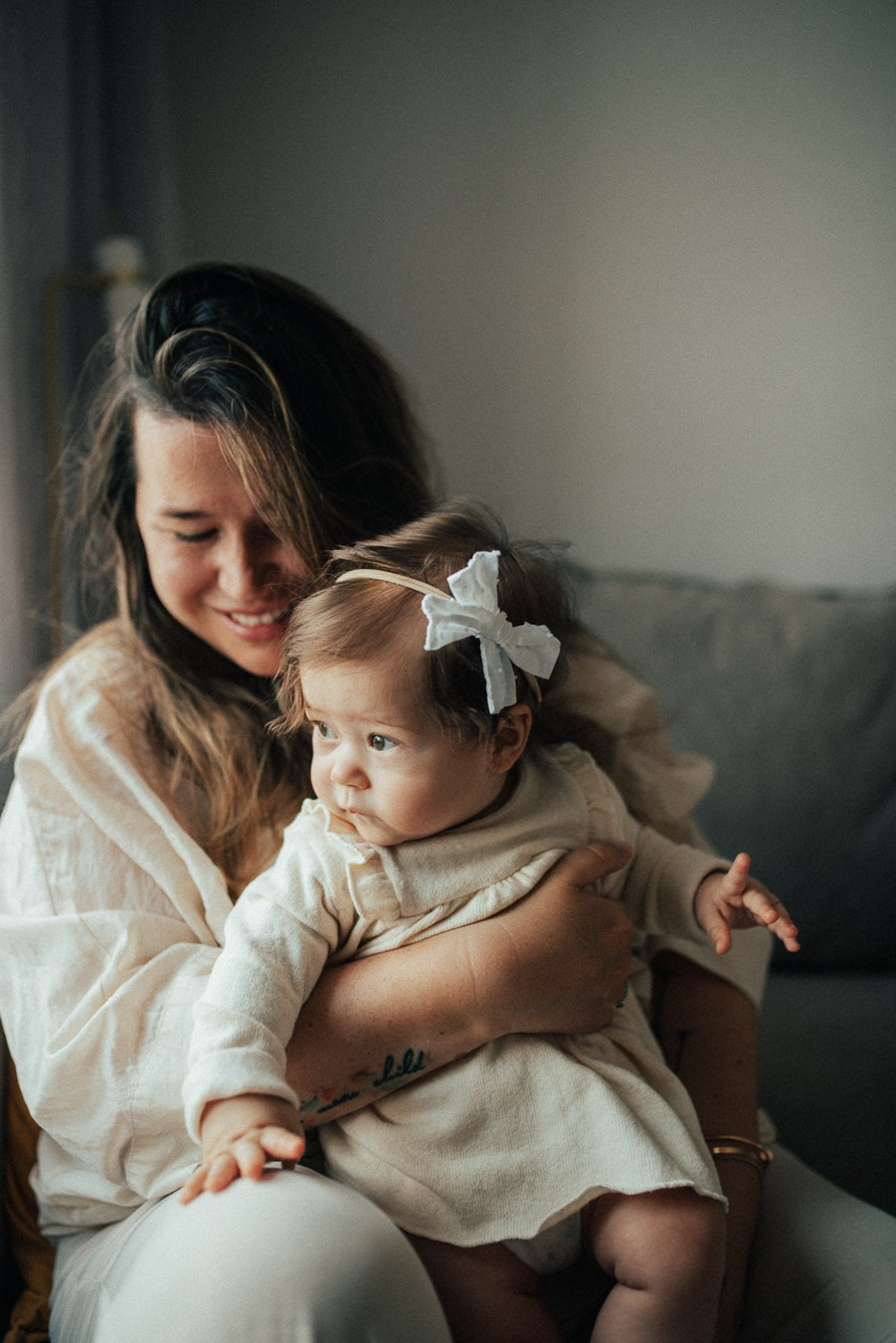 Саша, Катя, Мирослава и бабушка | дома