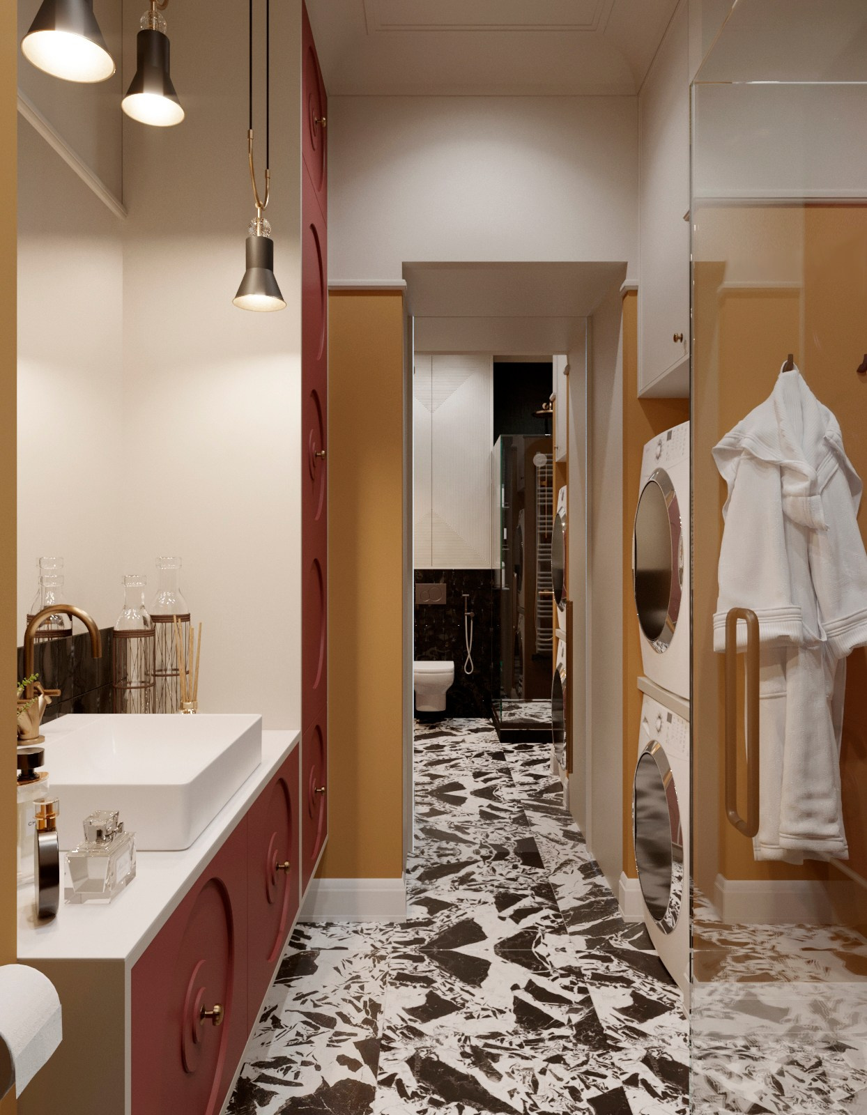 Квартира для семьи в ЖК Символ, Москва. 2019 год. Дизайнер интерьера Троилова Арина