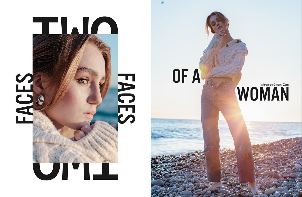 New Face Magazine. Katya Tyulyandina
