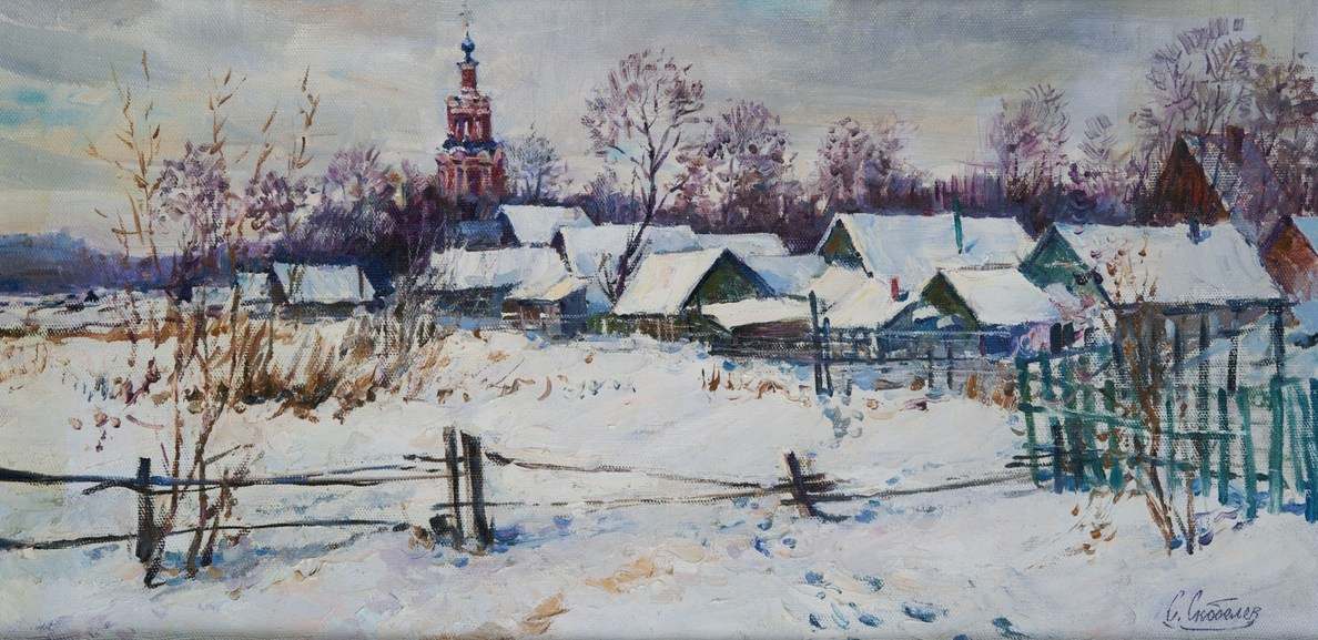 Уборы. Холст, масло