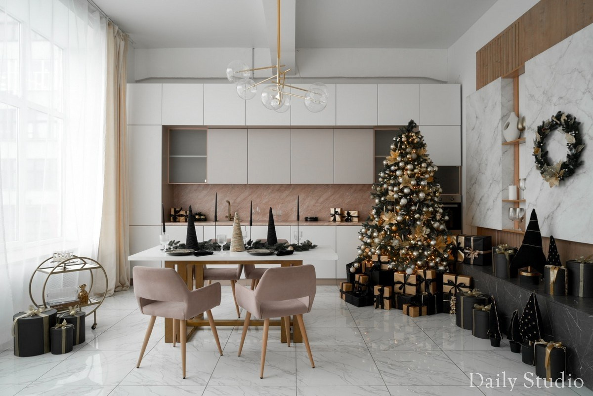 Новогодние декорации 2024-2025. Фотограф Виктория Юленкова