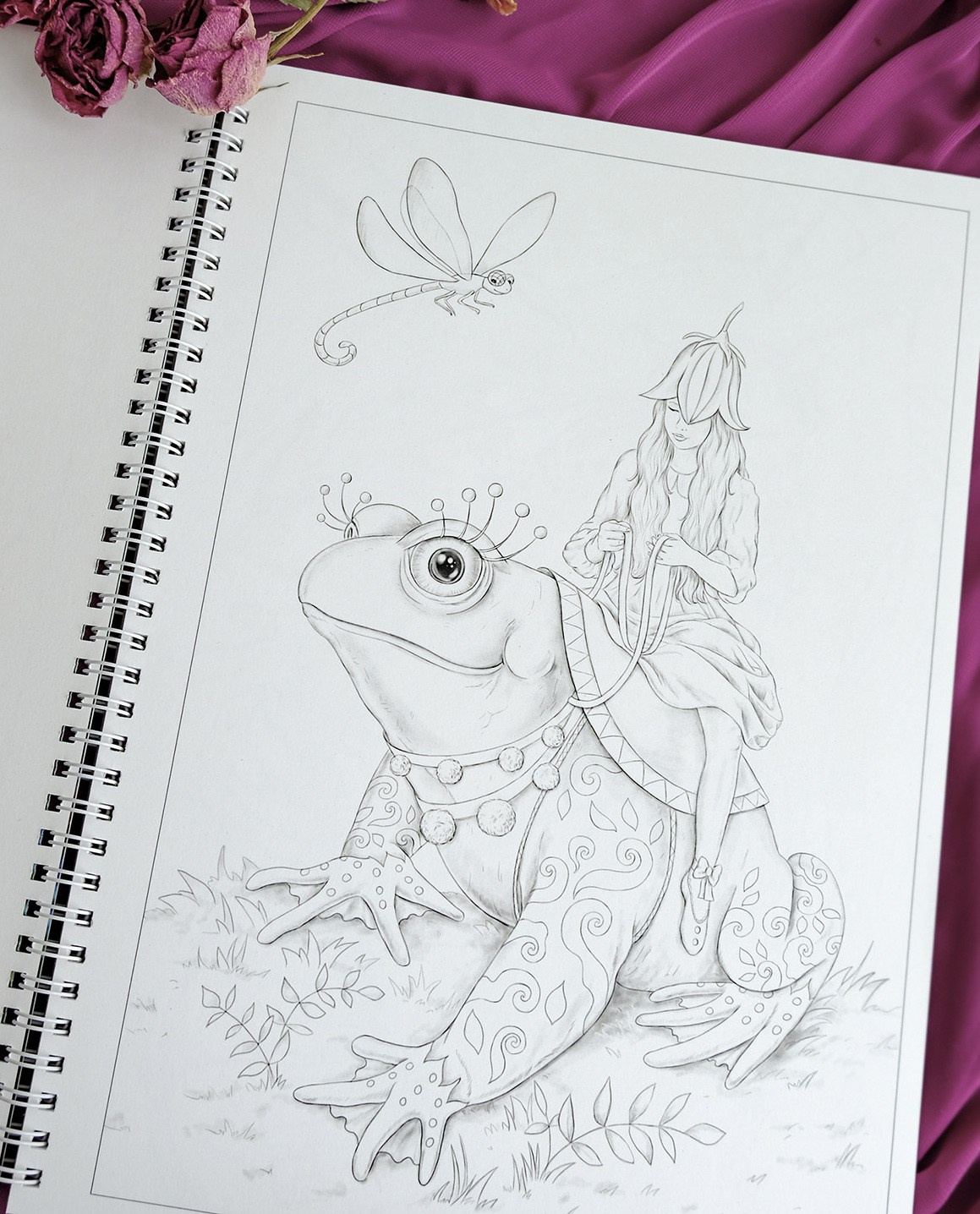 Авторская раскраска Алёны Лазаревой Mystical Worlds. Раскраски Алёны Лазаревой