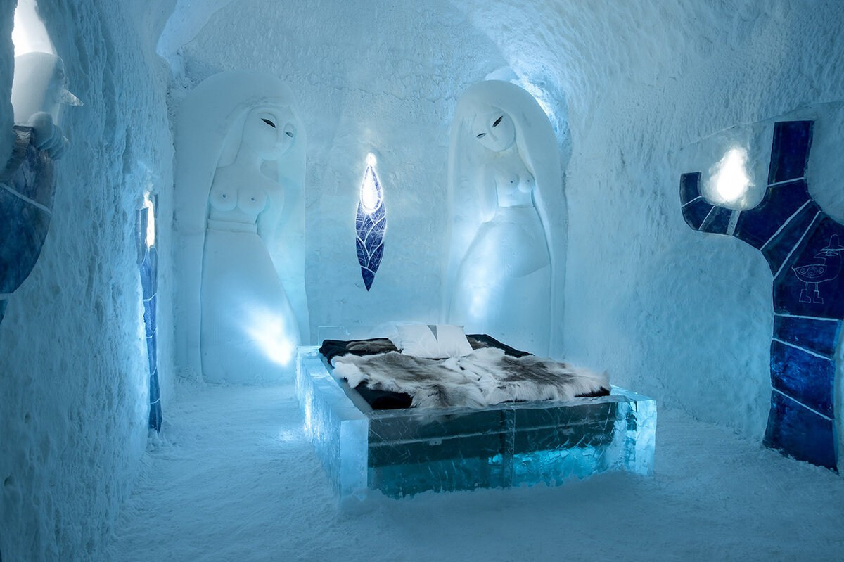 Icehotel, Швеция от 180 долл. Фотограф для маркетплейсов Михаил Бове