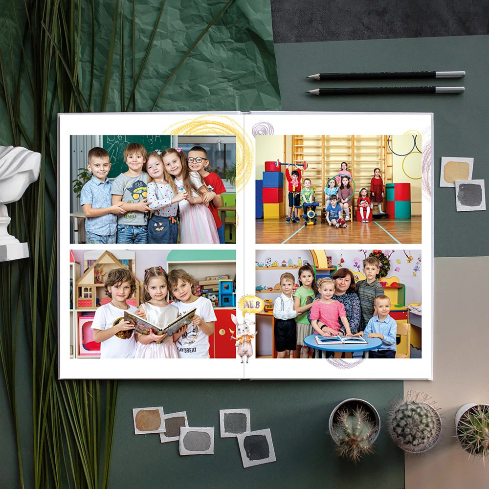 Выпускной альбом в ячейках пакет Стандарт