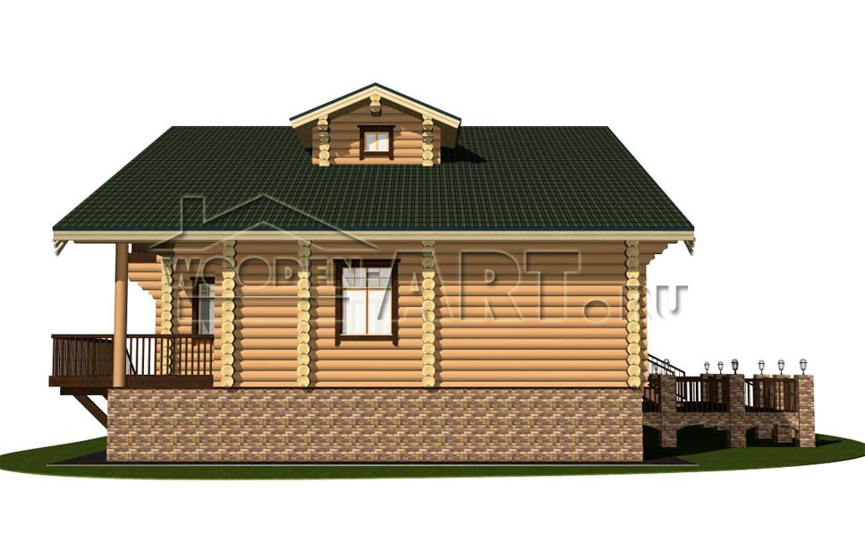 «Иваново» 369 кв. м. Проекты деревянных домов