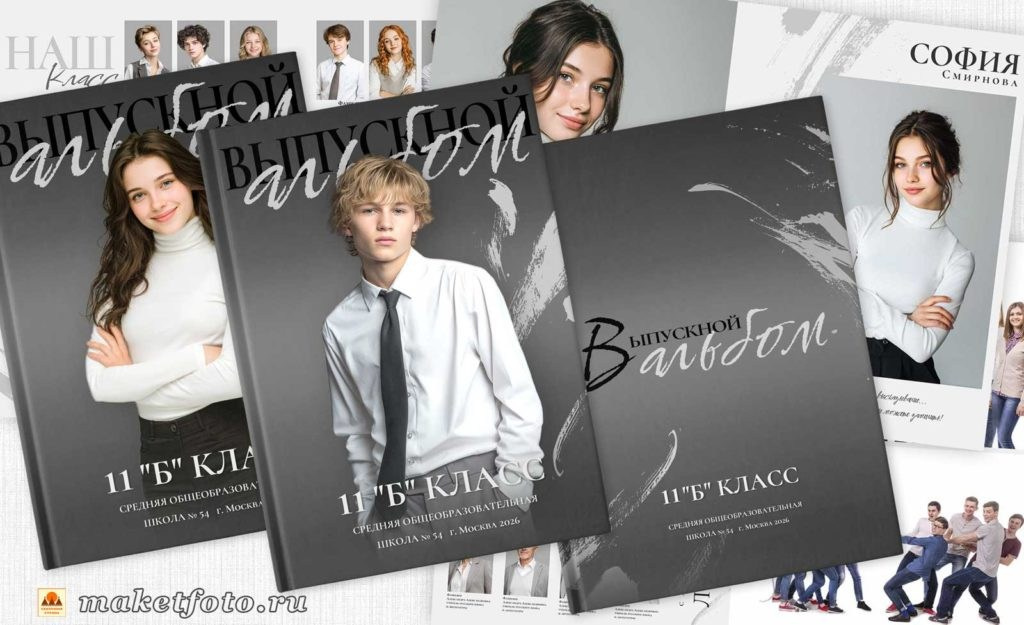Макеты для старшей школы. Школьный и детский фотограф в Новосибирской области