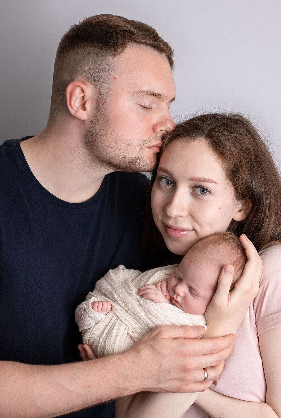 Newborn съёмка Анюты. Фотограф новорождённых и малышей до года в Москве и Московской области