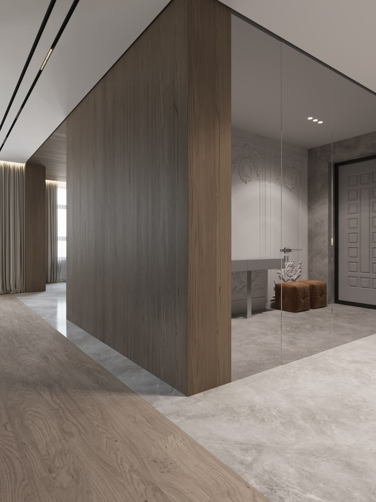 Квартира в ЖК «Столичный», 139 м². Rezells Architects — дизайн жилых и коммерческих интерьеров