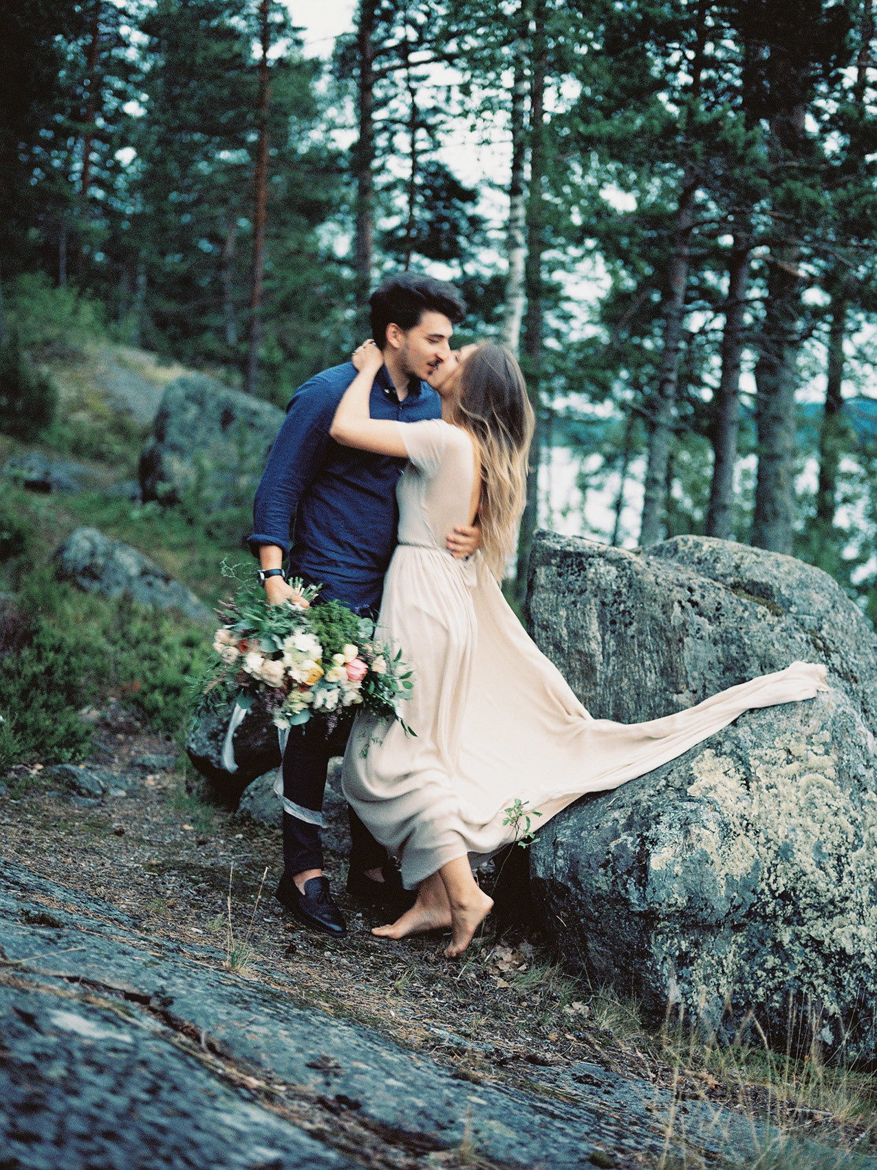 Wild clifs. Свадебный Fine Art фотограф в Санкт-Петербурге