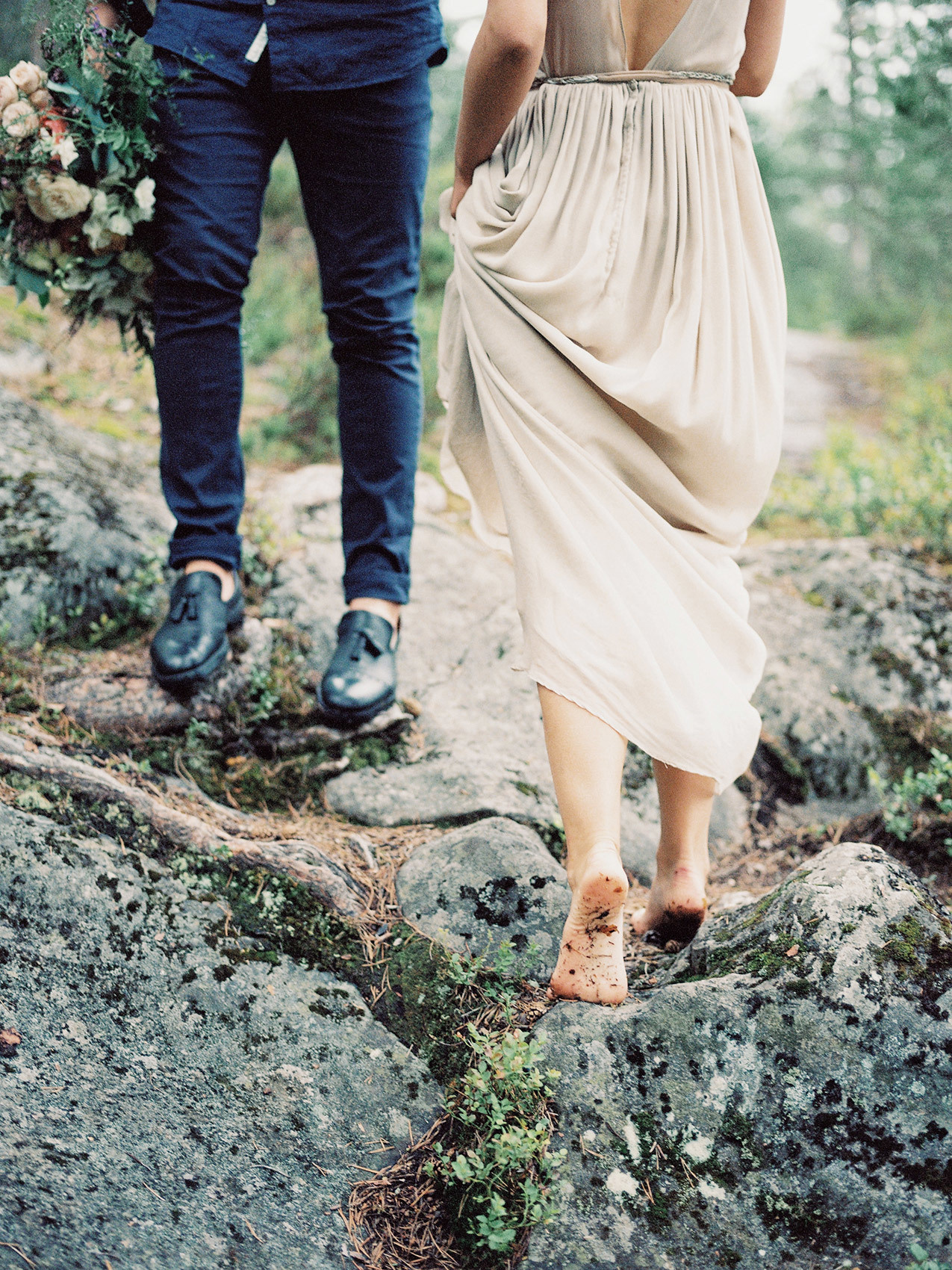 Wild clifs. Свадебный Fine Art фотограф в Санкт-Петербурге