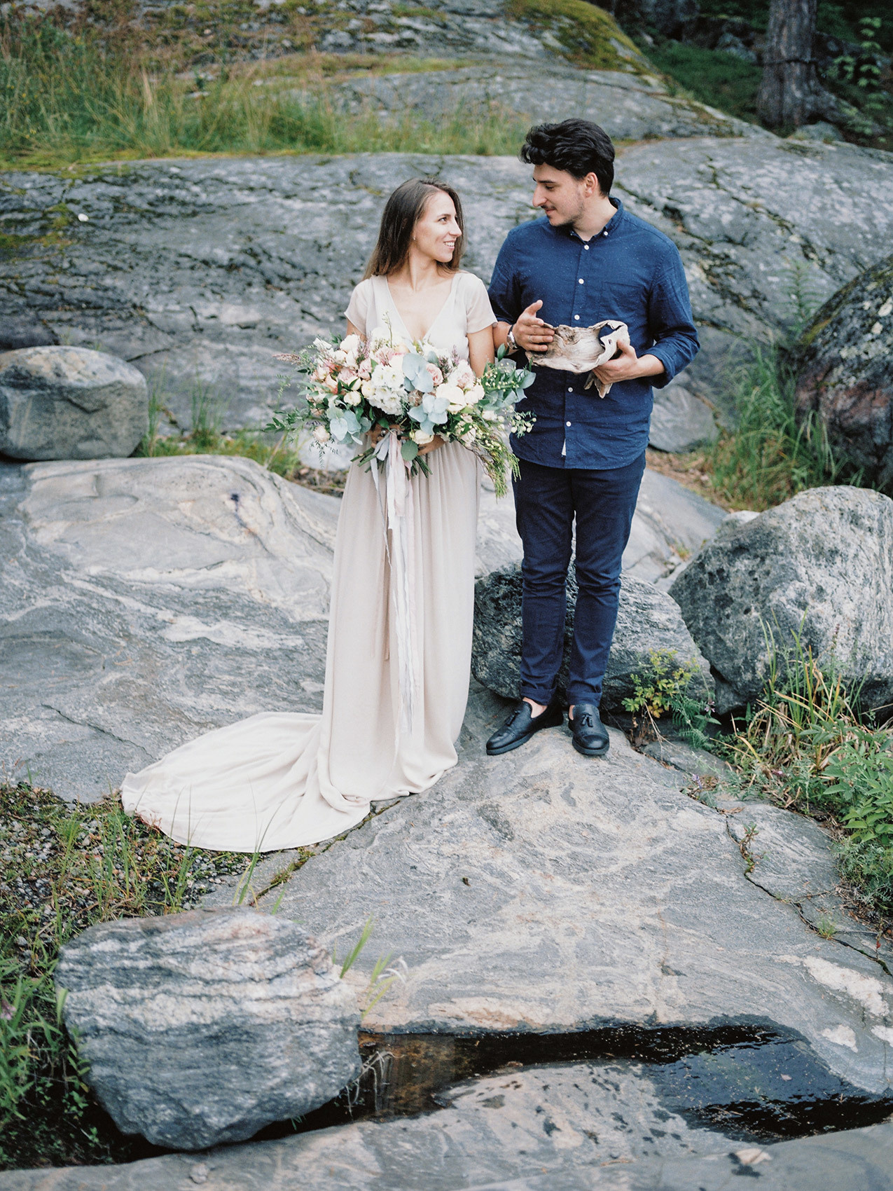 Wild clifs. Свадебный Fine Art фотограф в Санкт-Петербурге