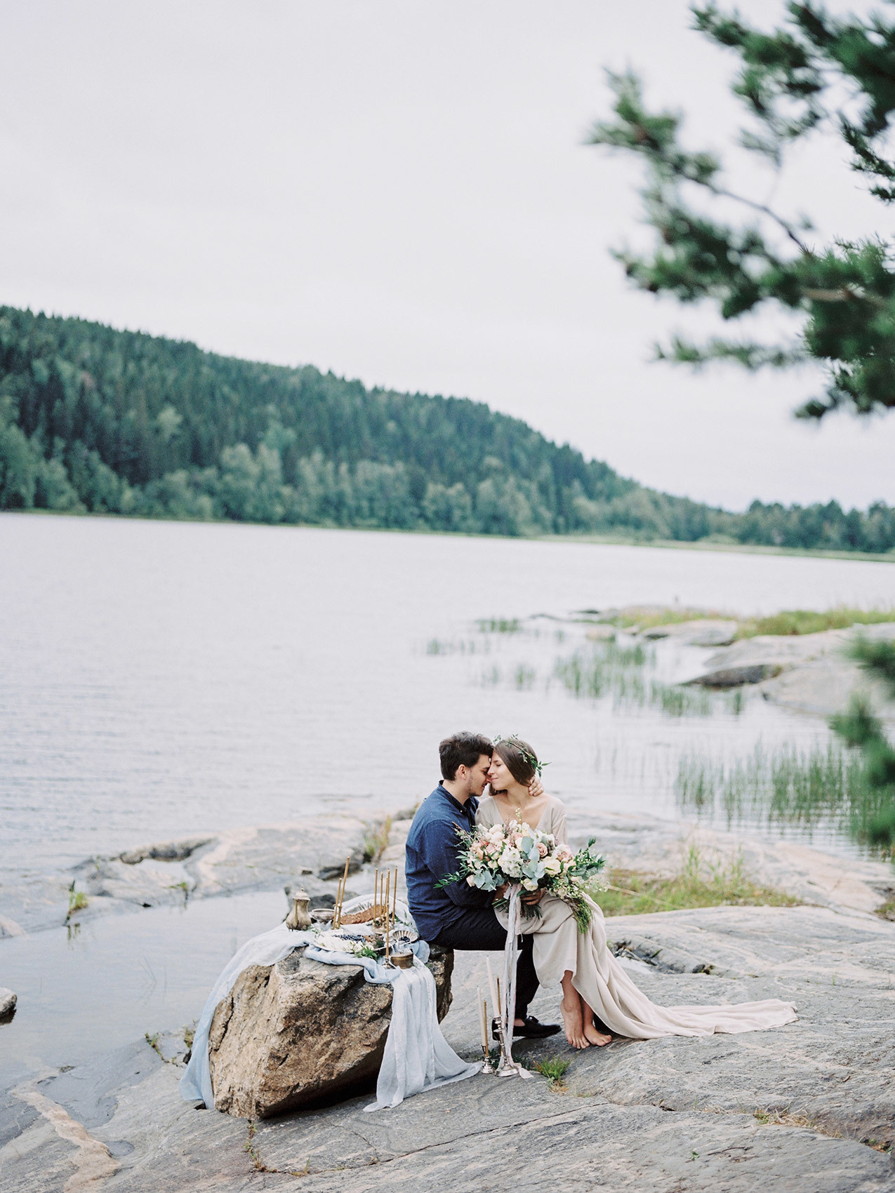 Wild clifs. Свадебный Fine Art фотограф в Санкт-Петербурге