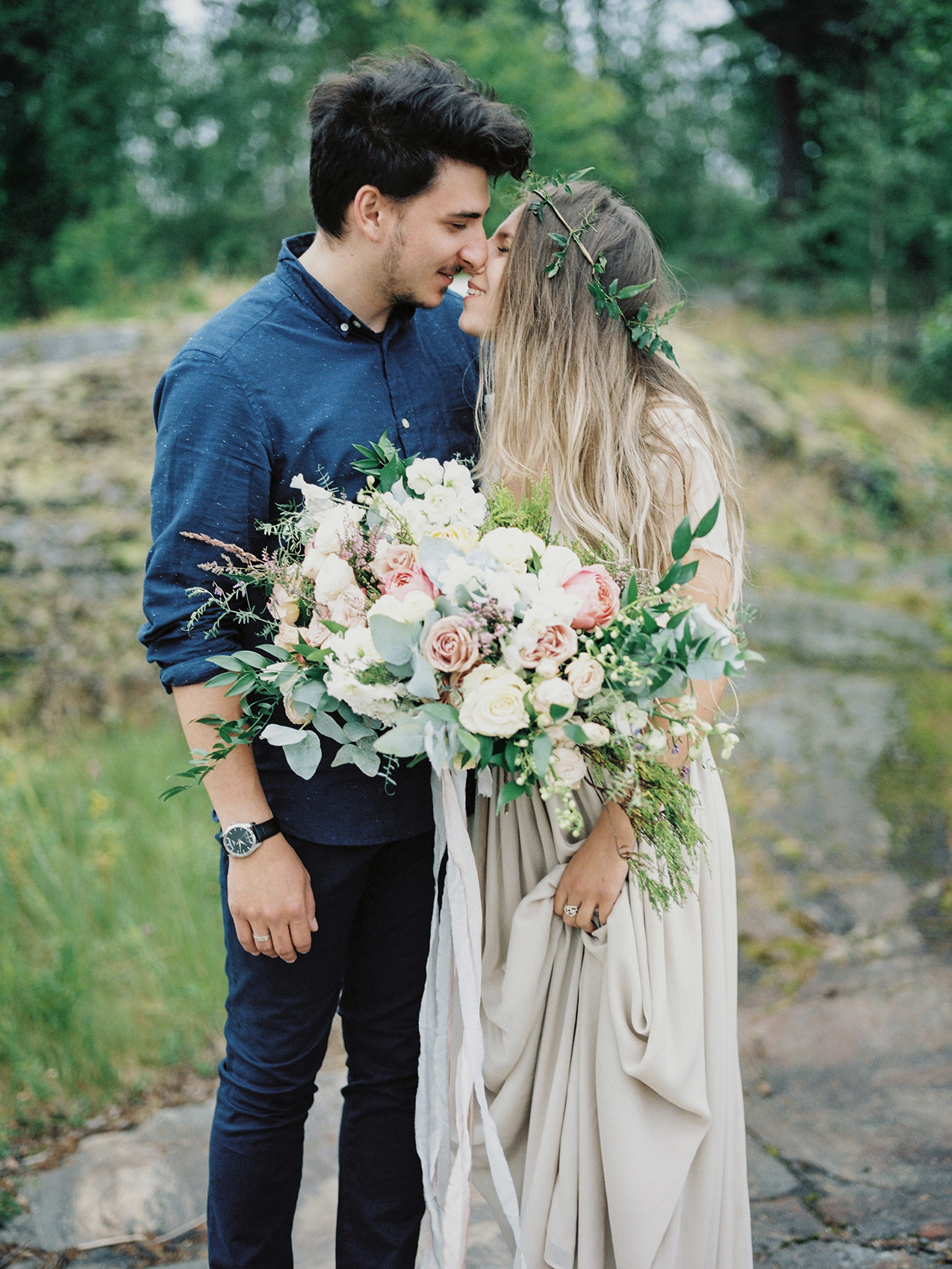 Wild clifs. Свадебный Fine Art фотограф в Санкт-Петербурге