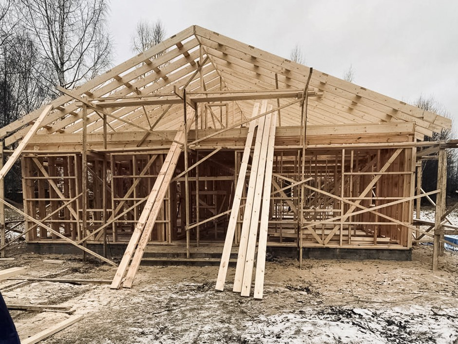 Каркасный дом (Тверская область). Строительство каркасных домов в Москве и МО