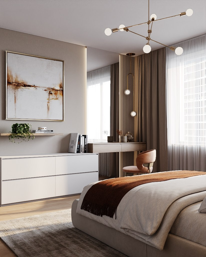 Квартира 45 м², Садовые кварталы. Студия дизайна