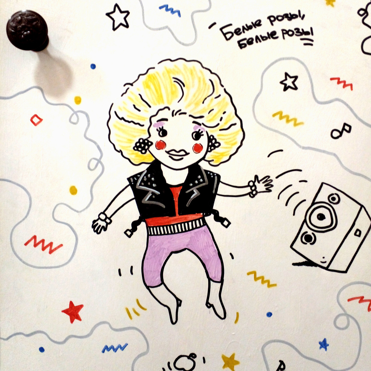 Drawing in the interior. Графический дизайнер и иллюстратор Айрат Давлетшин