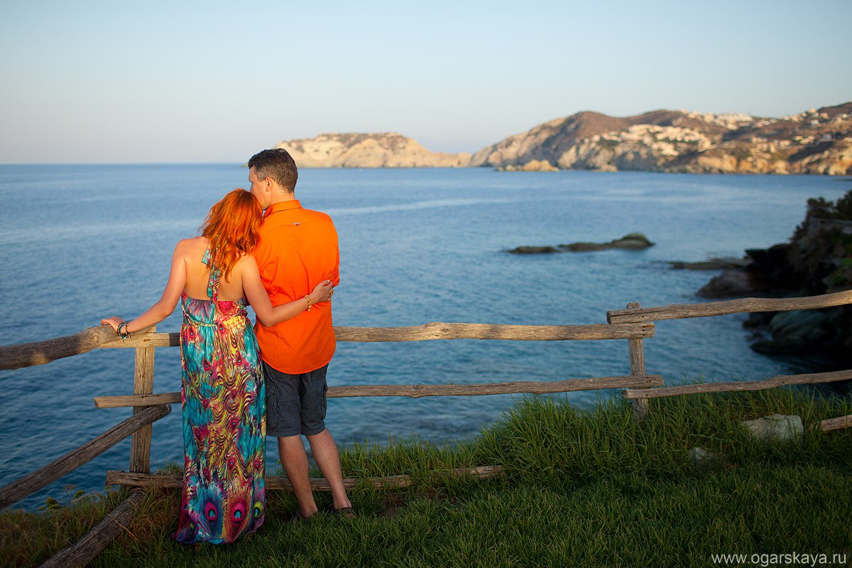 Надежда и Максим в Греции. Свадебный фотограф в Москве Екатерина Огарская