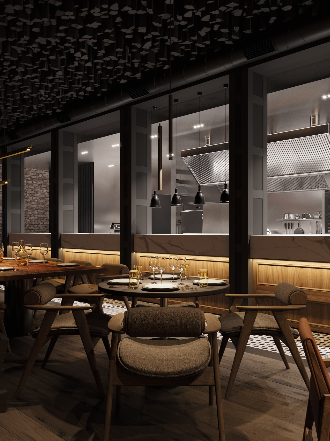 Ресторан «Трепет и Томаты». Rezells Architects — студия дизайна жилых и коммерческих интерьеров