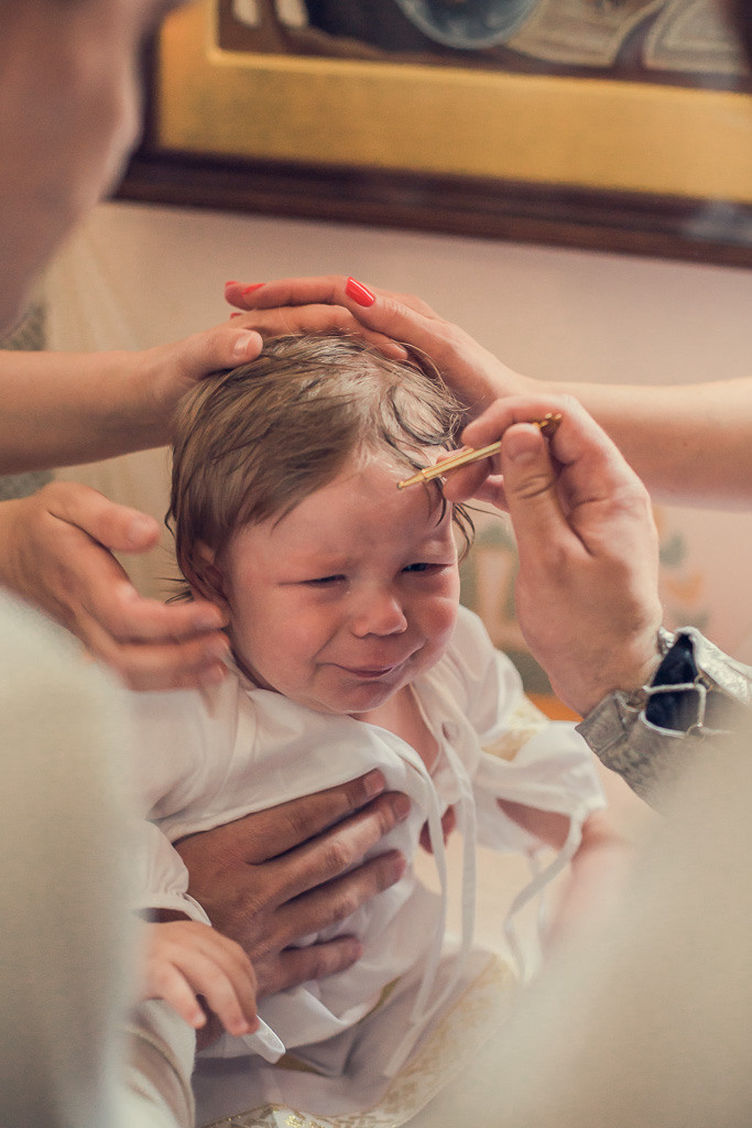 Крещение Георгия. Семейный фотограф Николаева Ольга