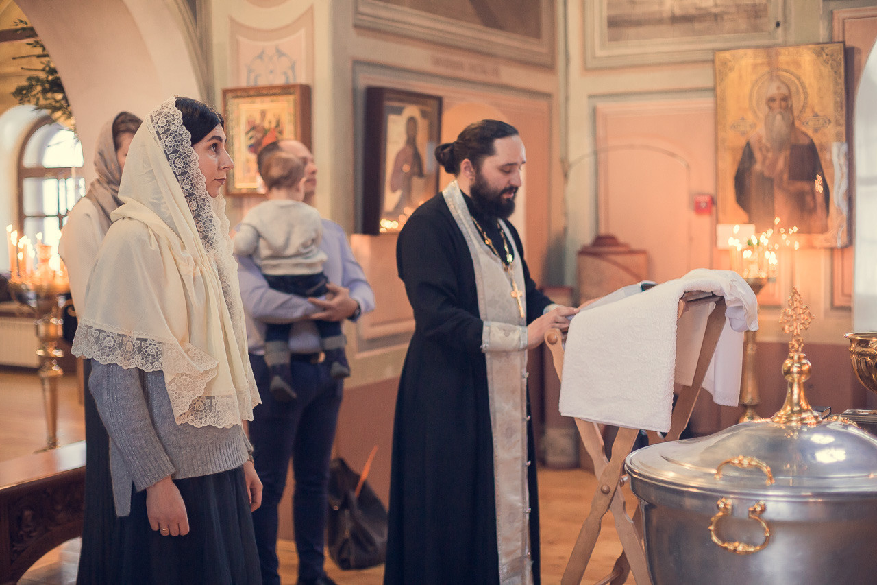 Крещение Романа. Семейный фотограф Николаева Ольга