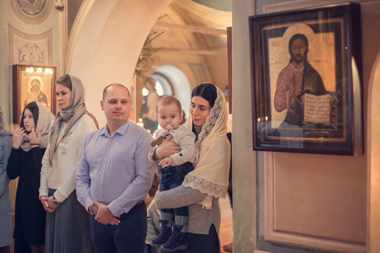 Крещение Романа. Семейный фотограф Николаева Ольга