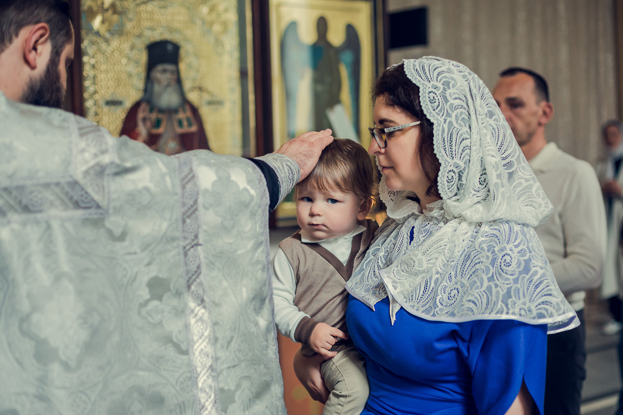 Крещение Георгия. Семейный фотограф Николаева Ольга