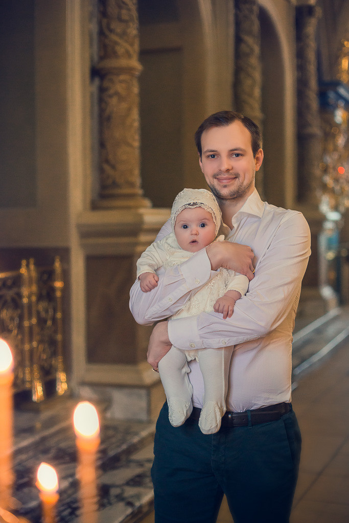 Крещение Елизаветы. Семейный фотограф Николаева Ольга