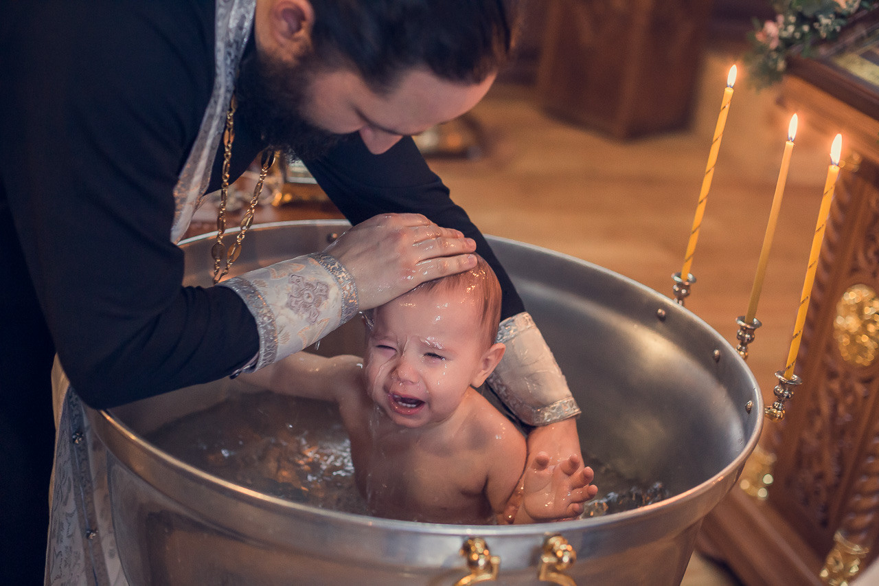 Крещение Романа. Семейный фотограф Николаева Ольга