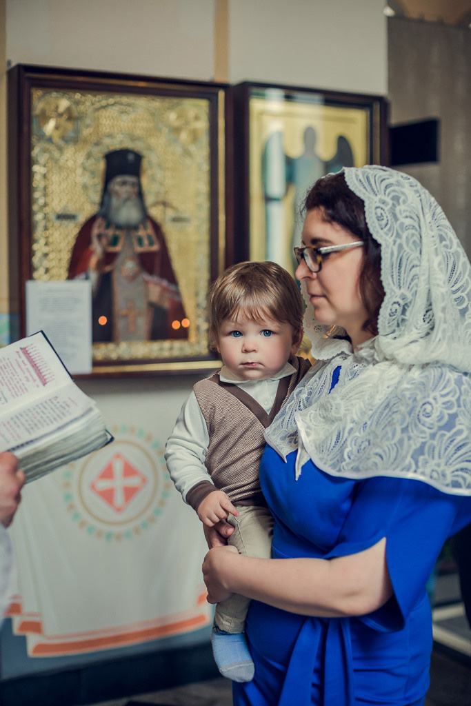 Крещение Георгия. Семейный фотограф Николаева Ольга