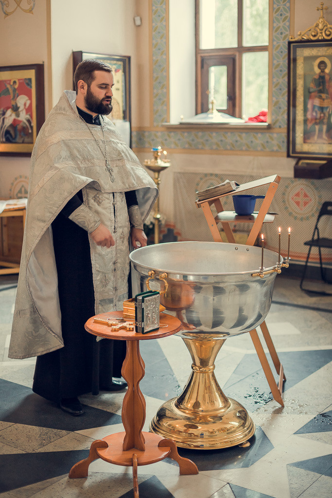 Крещение Георгия. Семейный фотограф Николаева Ольга