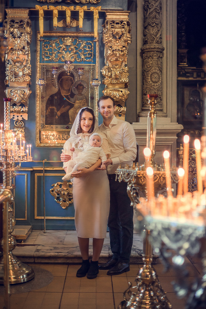 Крещение Елизаветы. Семейный фотограф Николаева Ольга