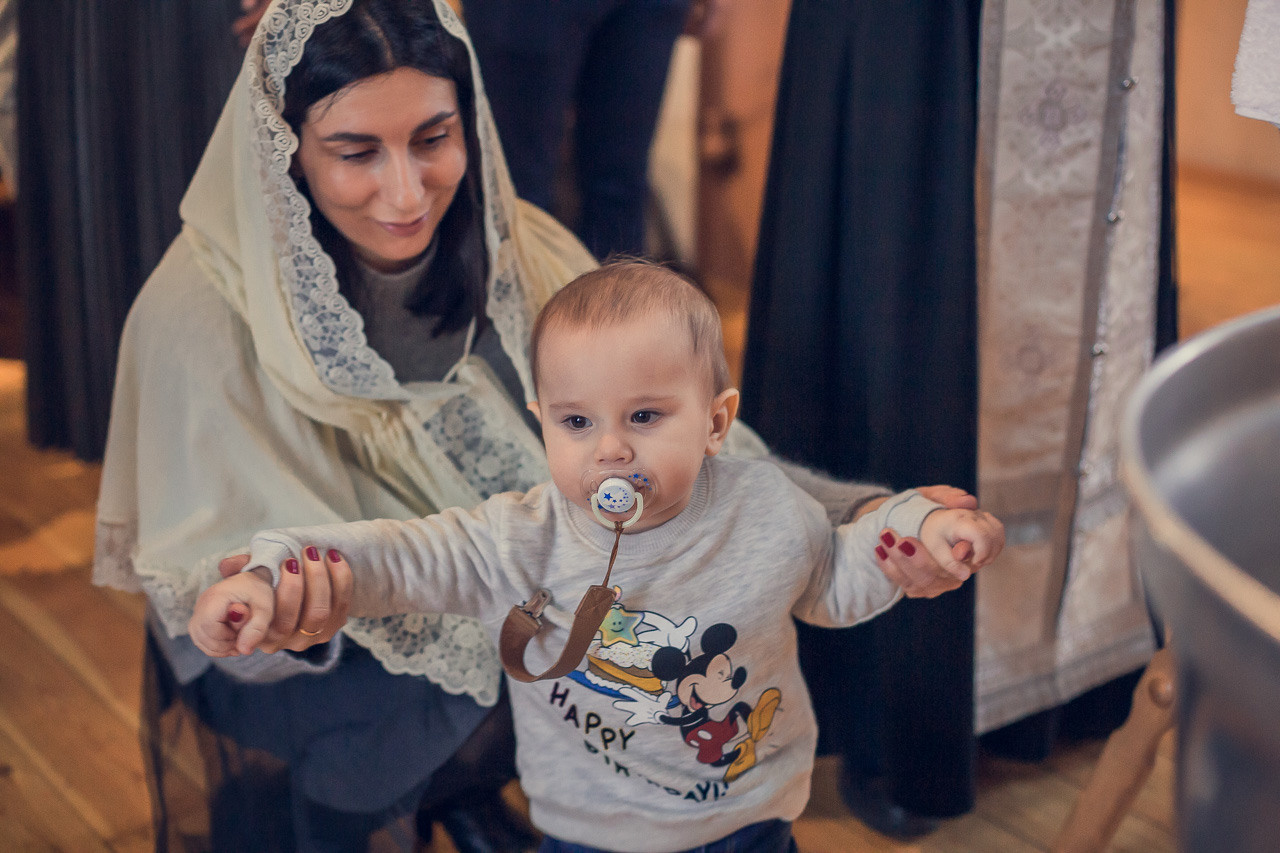 Крещение Романа. Семейный фотограф Николаева Ольга