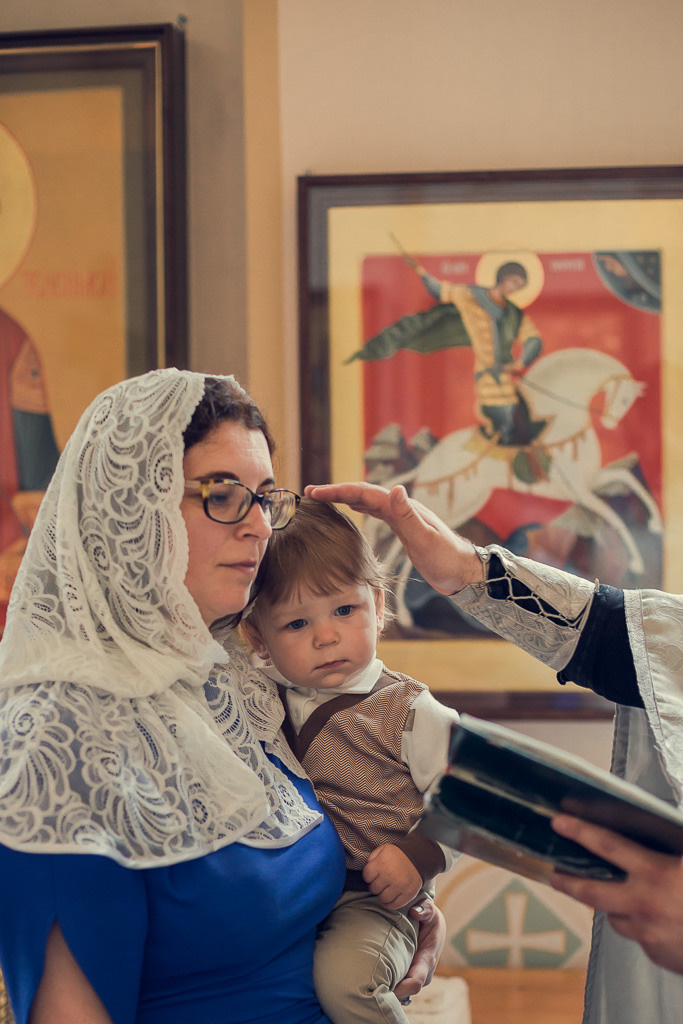 Крещение Георгия. Семейный фотограф Николаева Ольга