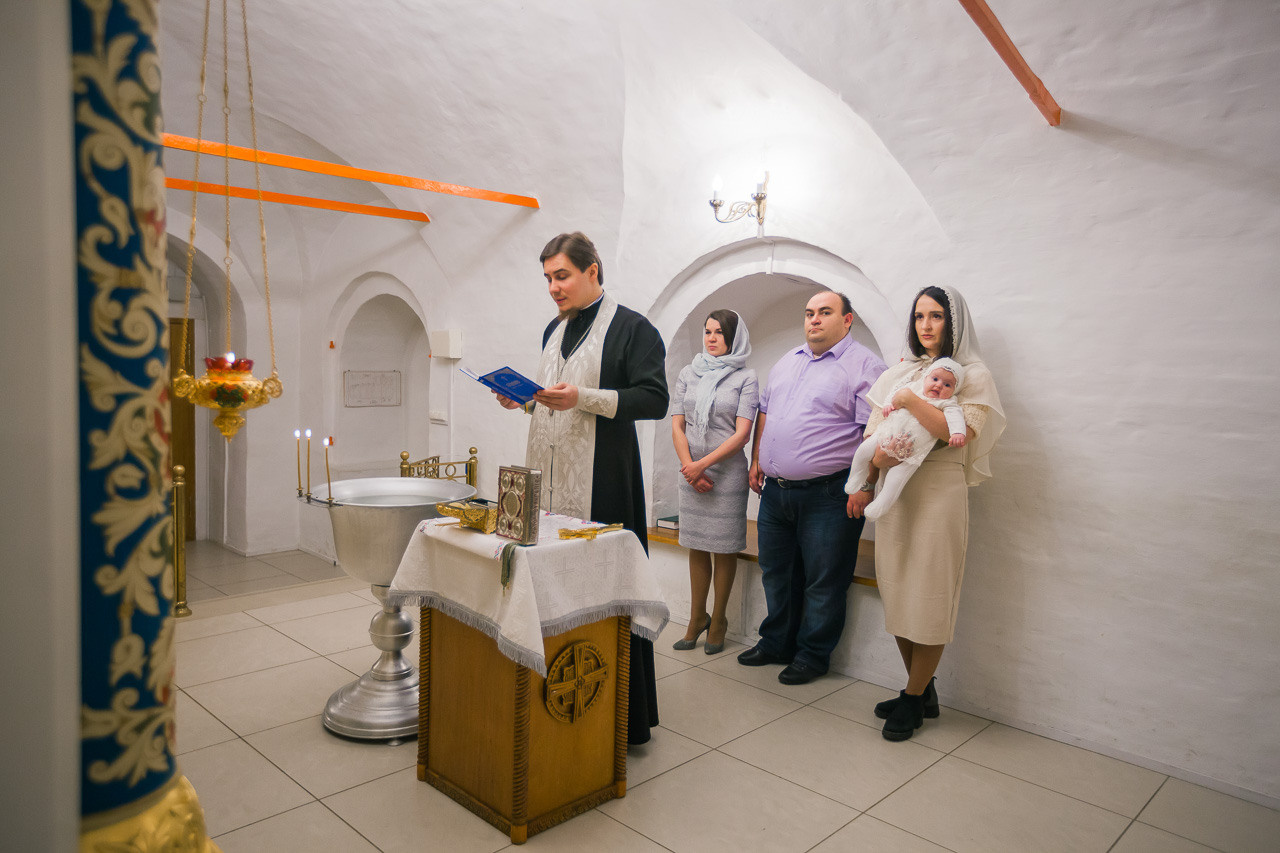 Крещение Елизаветы. Семейный фотограф Николаева Ольга