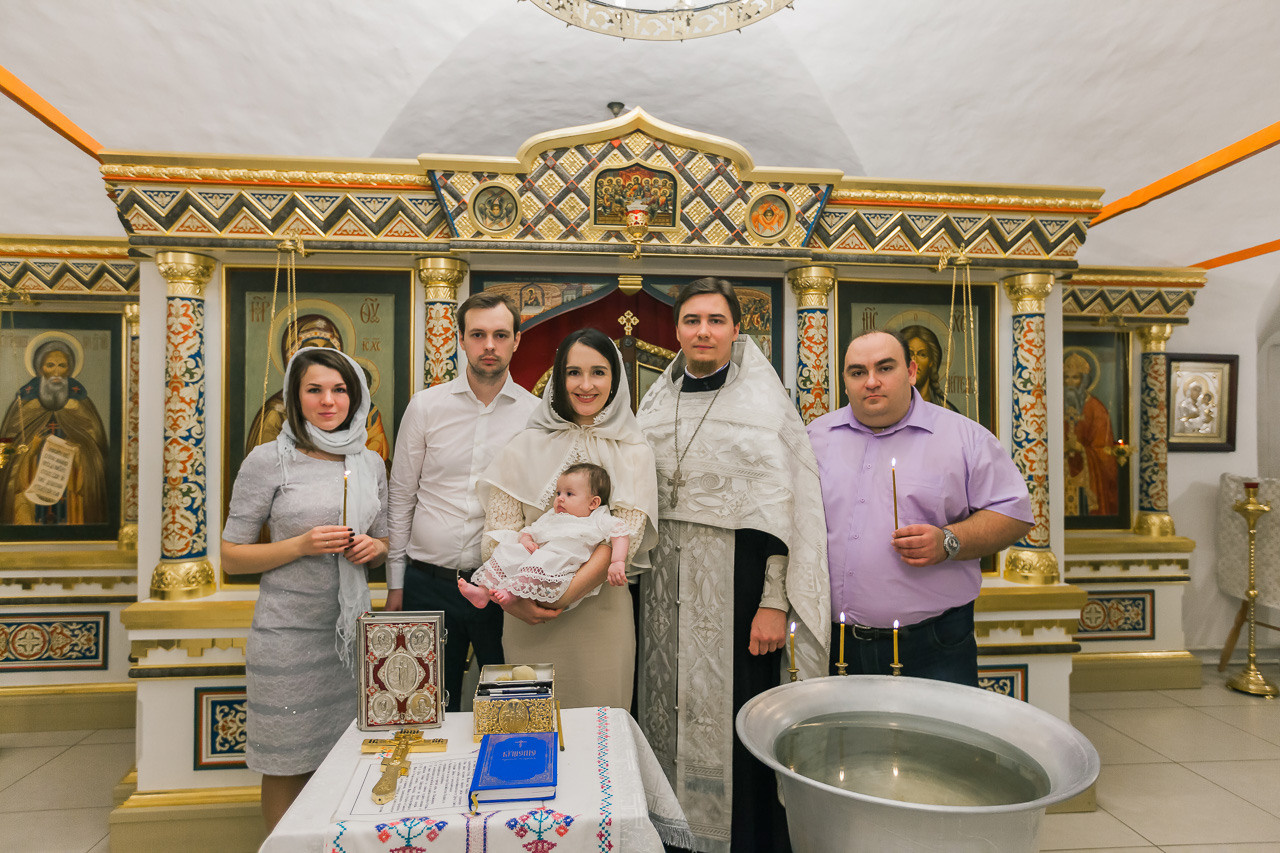 Крещение Елизаветы. Семейный фотограф Николаева Ольга